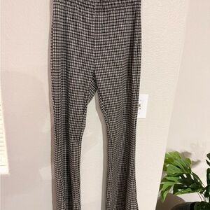 Checkered Black and White Pants